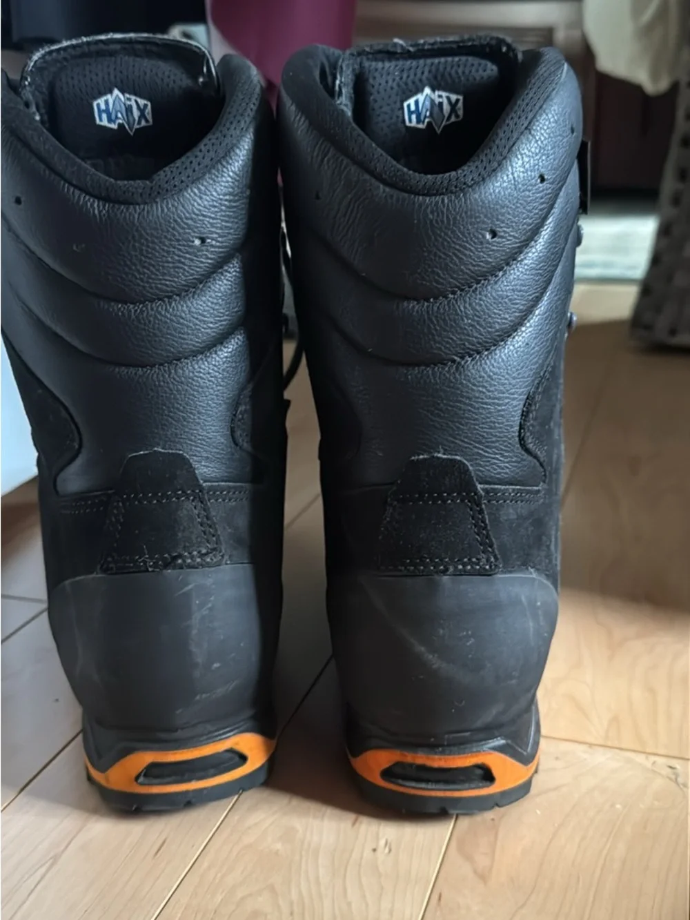 Men's Black Lace-Up Combat Boots